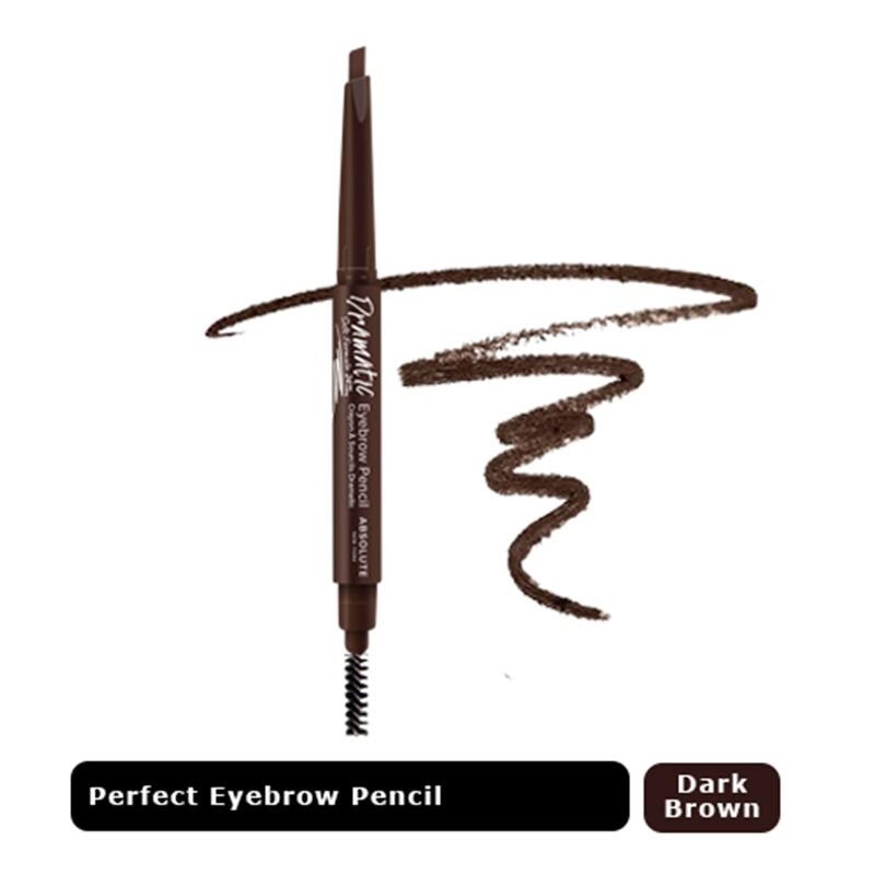 Absolute New York Perfect Eyebrow Pencil (Soft Formula) Dark Brown 0.25g