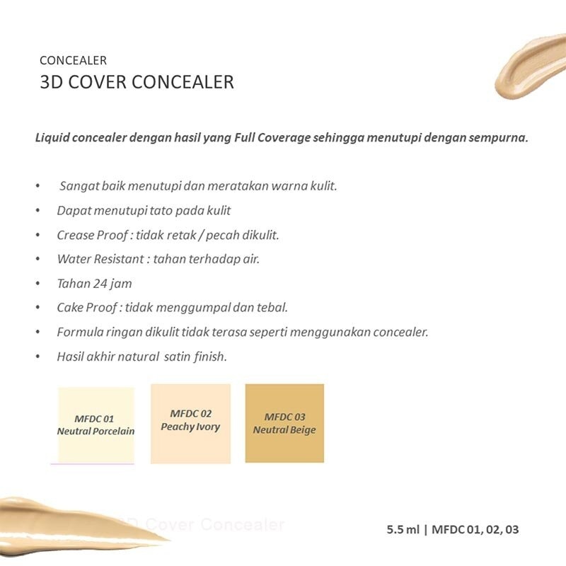 Absolute New York 3D Cover Concealer Neutral Beige