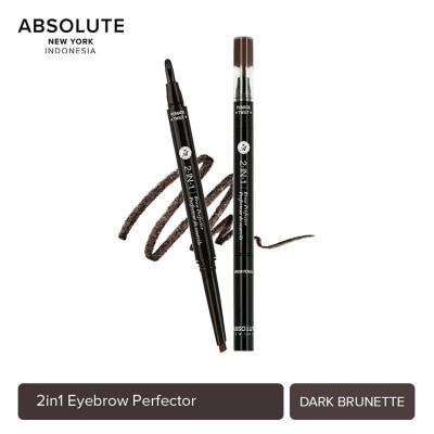 ABSOLUTE NY Absolute New York 2 In 1 Brow Perfecter Dark Brunette