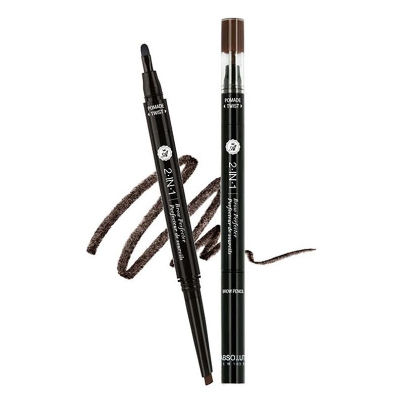 Absolute New York 2 In 1 Brow Perfecter Dark Brunette