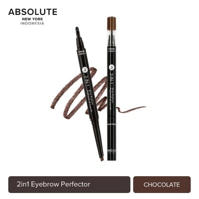 ABSOLUTE NY Absolute New York 2 In 1 Brow Perfecter Chocolate
