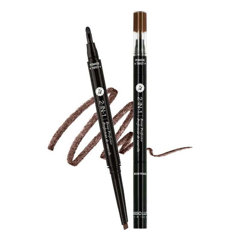 Absolute New York 2 In 1 Brow Perfecter Chocolate