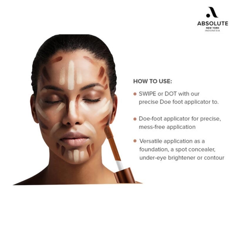 Absolute New York 2-In-1 Foundation & Concealer Neutral Shell