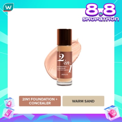 ABSOLUTE NY Absolute New York 2-In-1 Foundation & Concealer Warm Sand