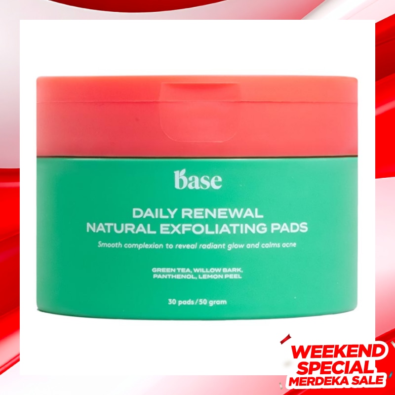Base Daily Renewal Natural Exfoliating Pads 50Ml 50Ml