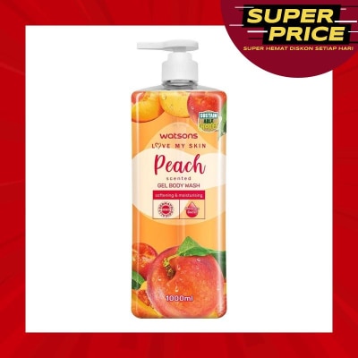 WATSONS Watsons Peach Scented Gel Body Wash 1000ml