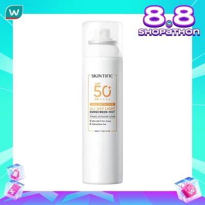 SKINTIFIC Skintific All Day Light Sunscreen Mist Spf 50 Pa++++ 120Ml