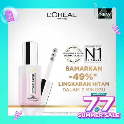 L'OREAL LOR GLYCOLIC BRIGHT EYE SERUM 20ML