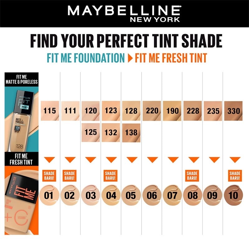 Maybelline Fit Me Fresh Tint Spf 50 Shade 02