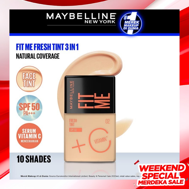 MAYBELLINE Maybelline Fit Me Fresh Tint Spf 50 Shade 02