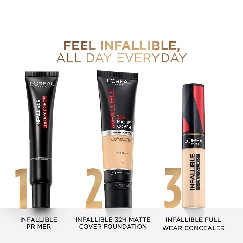 L'Oreal Paris Infallible 32H Matte Cover Foundation 110 - Cool Undertone