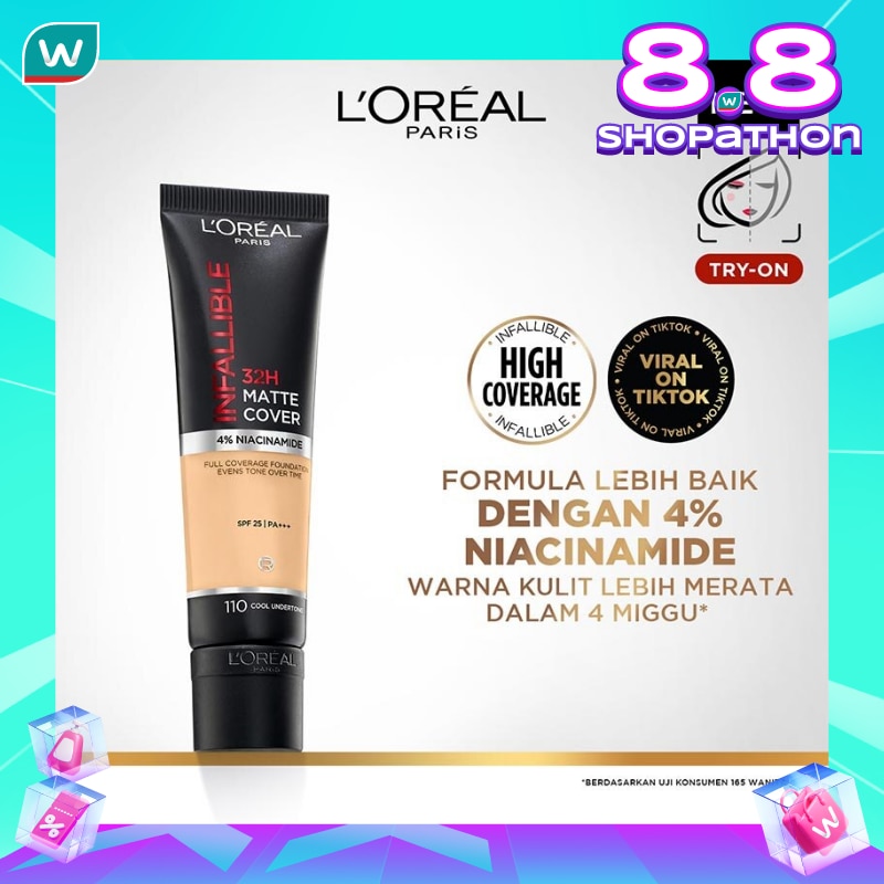L'OREAL INFA 32H MAT COV FDT 110