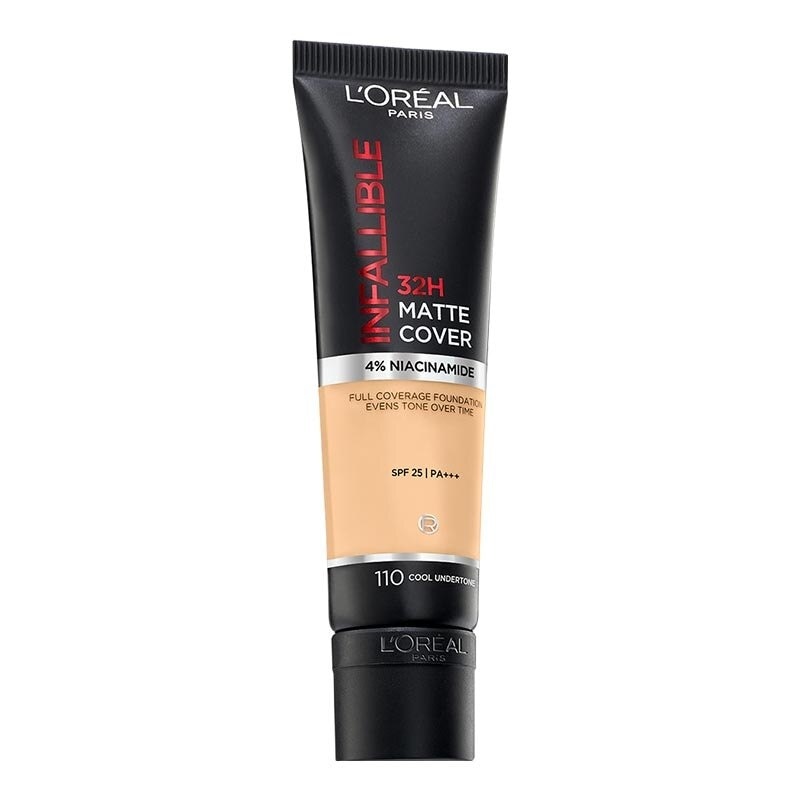 L'Oreal Paris Infallible 32H Matte Cover Foundation 110 - Cool Undertone