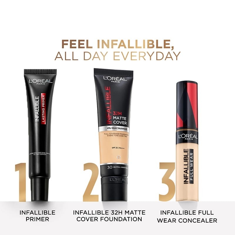 L'Oreal Paris Infallible 32H Matte Cover Foundation 250 - Warm Undertone