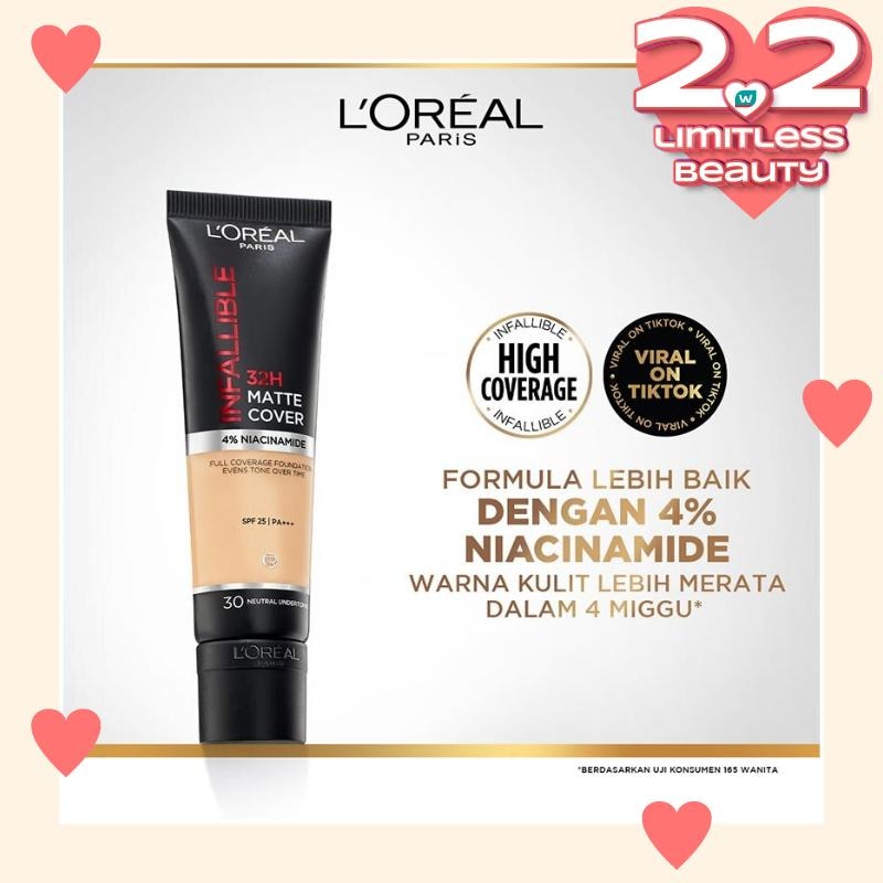 LOREAL L'OREAL INFA 32H MAT COV FDT 30