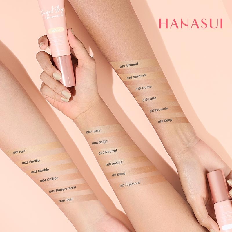 Hanasui Perfect Stay Foundation Ivory #007