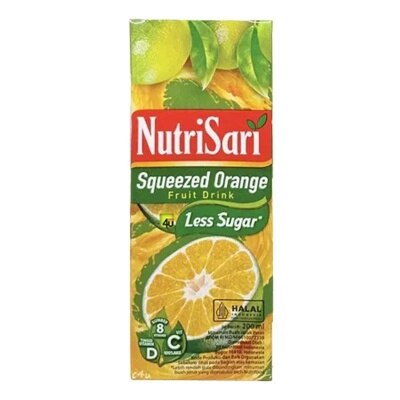 NUTRISARI NUTRISARI ORANGE LESS SUGAR 200ML