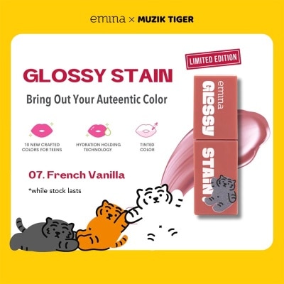 EMINA [Limited Edition] Emina Glossy Stain 07 French Vanilla 3g (Collaboration)