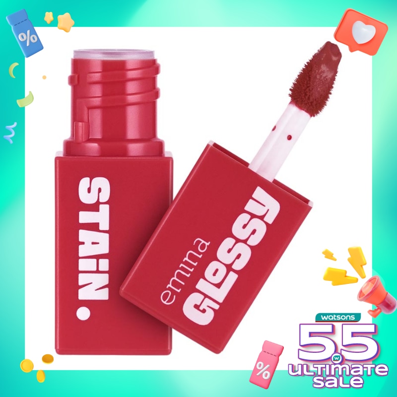 Emina Lip Glossy Stain 09 Red Bean