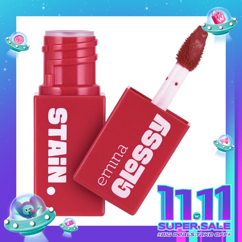 EMINA LIP GLOSSY STAIN 09 RED BEAN