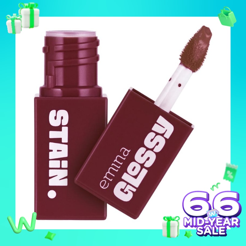 EMINA EMINA LIP GLOSSY STAIN 10 CHOCO PRALINE