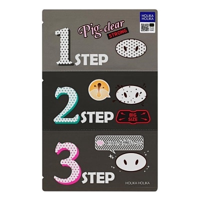 HOLIKA HOLIKA Holika Holika Pig-nose Black Head 3-Step Kit - Strong 4g