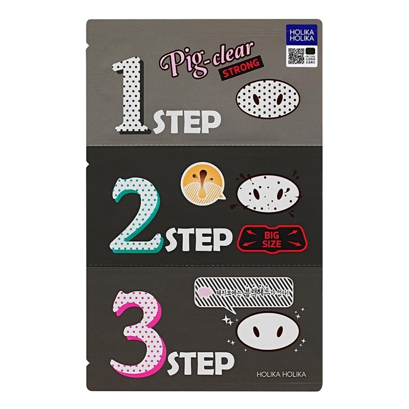 Holika Holika Pig-nose Black Head 3-Step Kit - Strong 4g