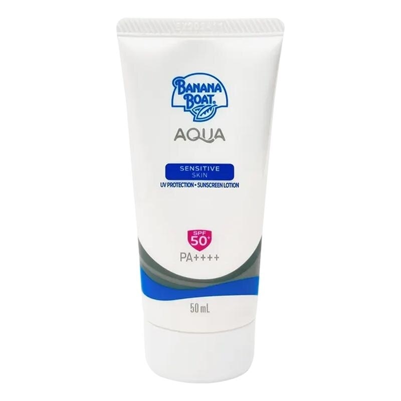 Banana Boat Simply Protect Aqua Sensitive Suncreen Lotion SPF50+ 50ml