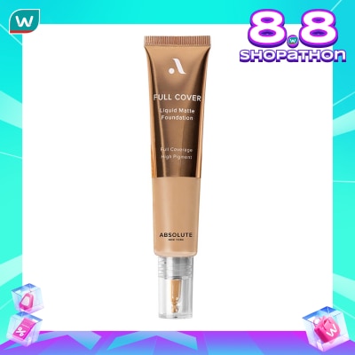 ABSOLUTE NY Absolute New York Full Cover Liquid Matte Foundation Cool Nude 30ml