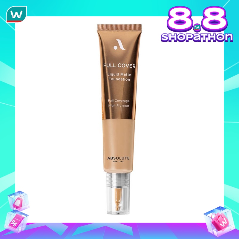 Absolute New York Full Cover Liquid Matte Foundation Cool Nude 30ml