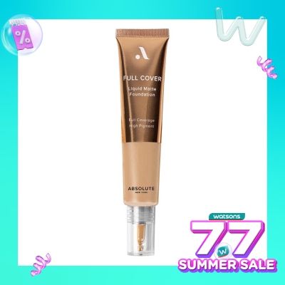 ABSOLUTE NY Absolute New York Full Cover Liquid Matte Foundation Cool Nude 30ml