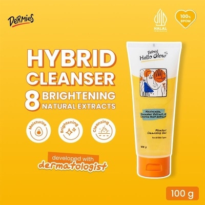 DERMIES BY ERHA DERMIES HELLO GLOW MICELLAR GEL 100GR