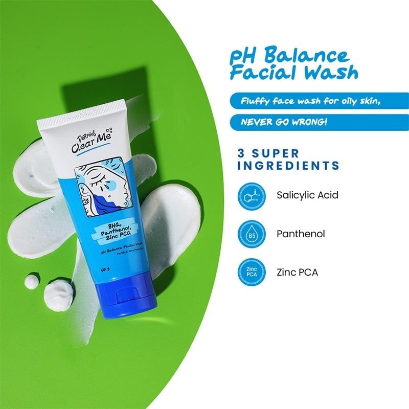 DERMIES FACIAL WASH PH BALANCE 60GR