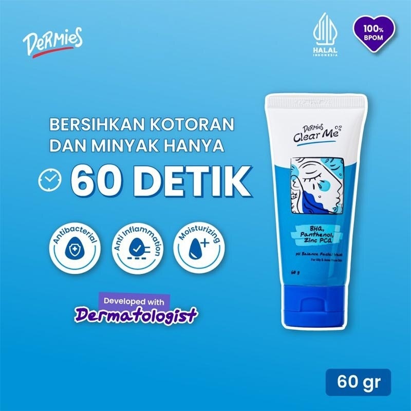 DERMIES FACIAL WASH PH BALANCE 60GR