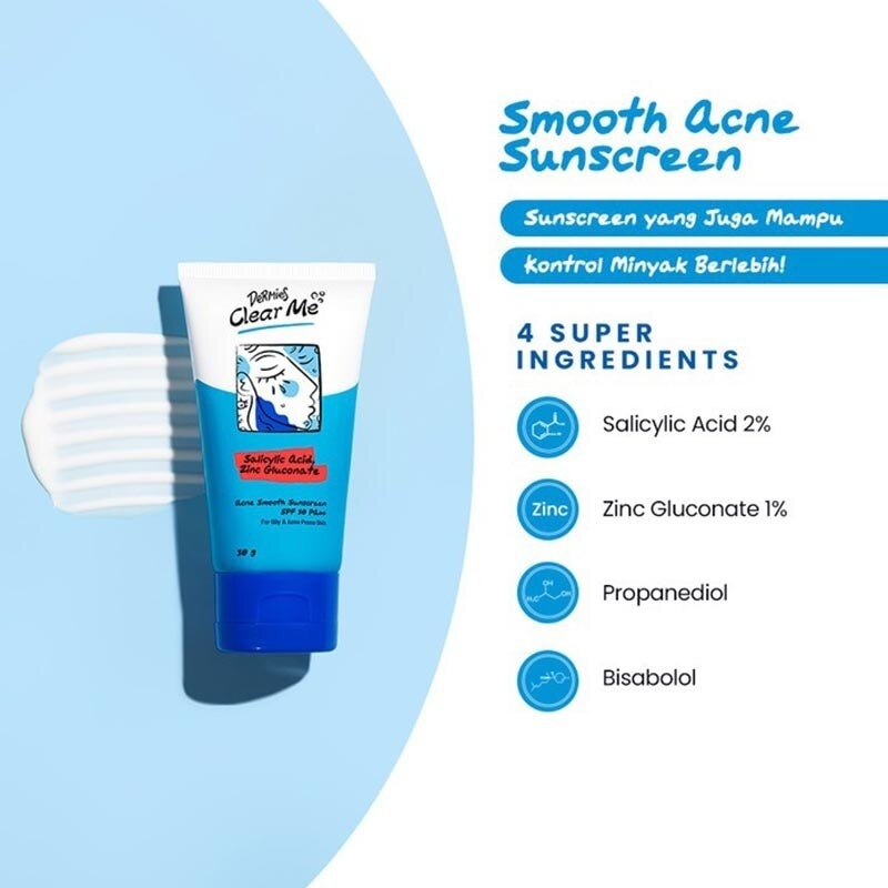 DERMIES ACNE SMOOTH SUNSCREEN 30GR