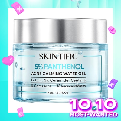 SKINTIFIC Skintific 5% Panthenol Acne Calming Water Gel 45g