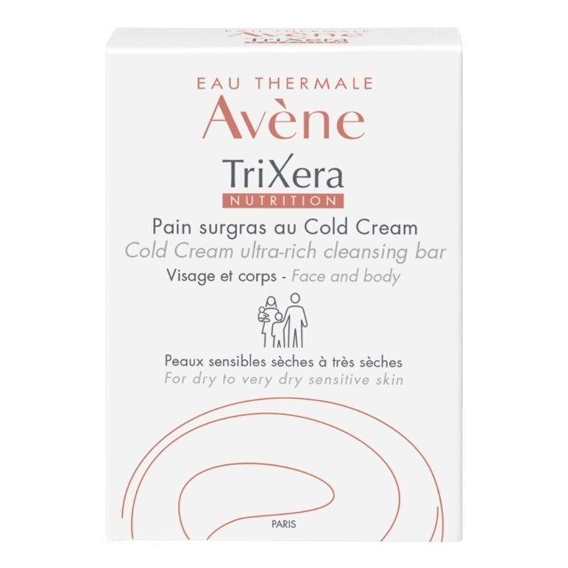 Avene Trixera Nutrition Cold Cream Ultra Rich Cleansing Bar 100G