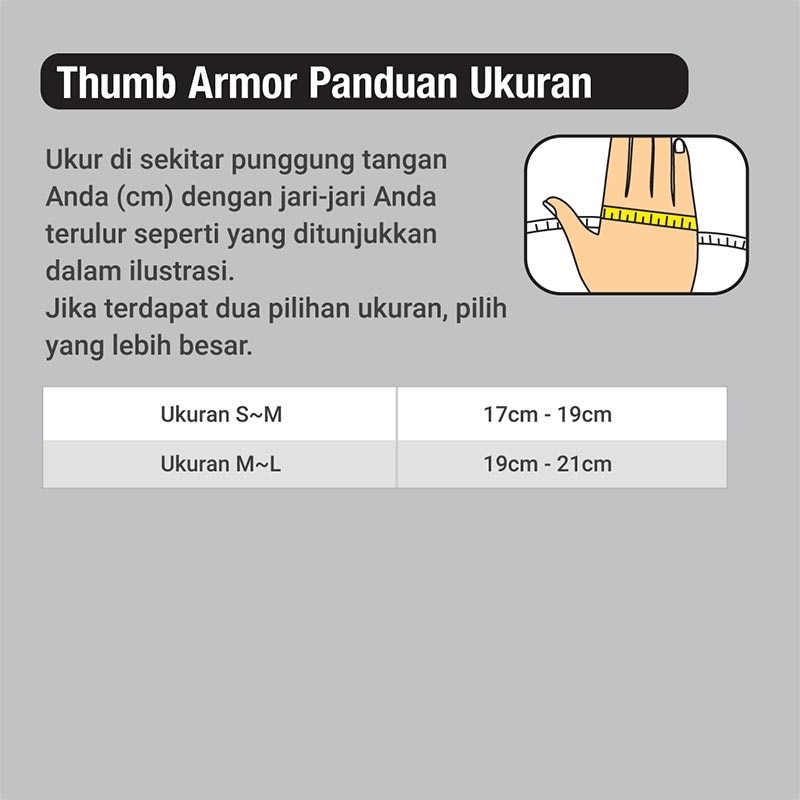 Vantelin Thumb Armor Red S-M