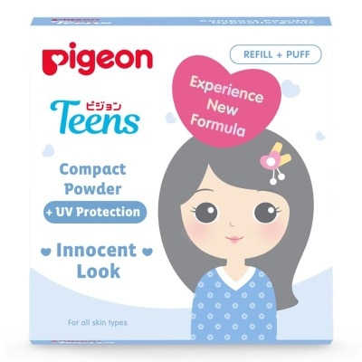 PIGEON COSMETICS Pigeon Teens Refill Compact Powder + UV Protection Beige