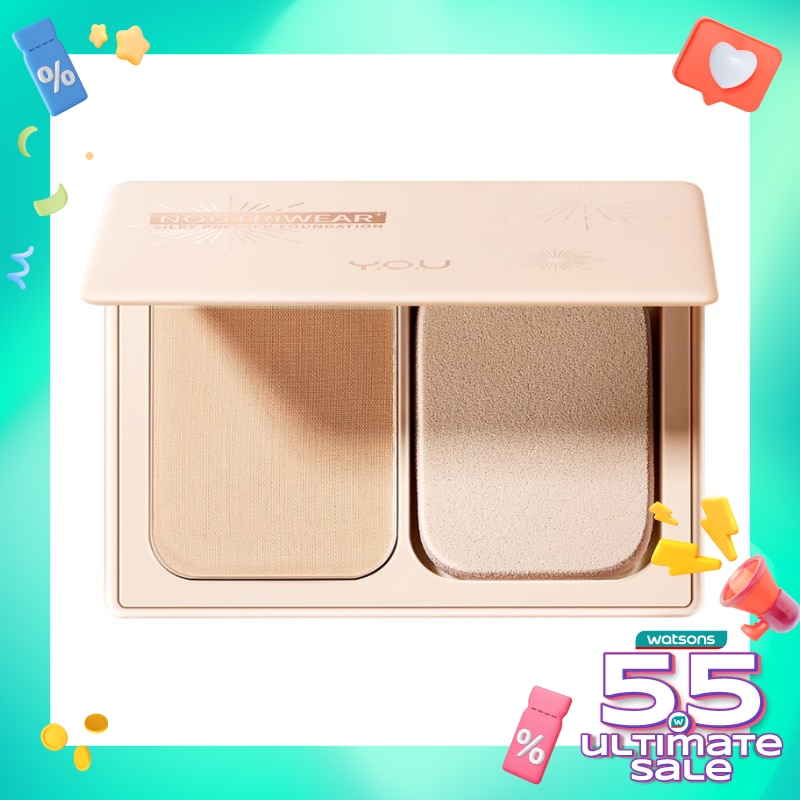 YOU NoutriWear+ Silky Pressed Foundation W707 Buff Beige