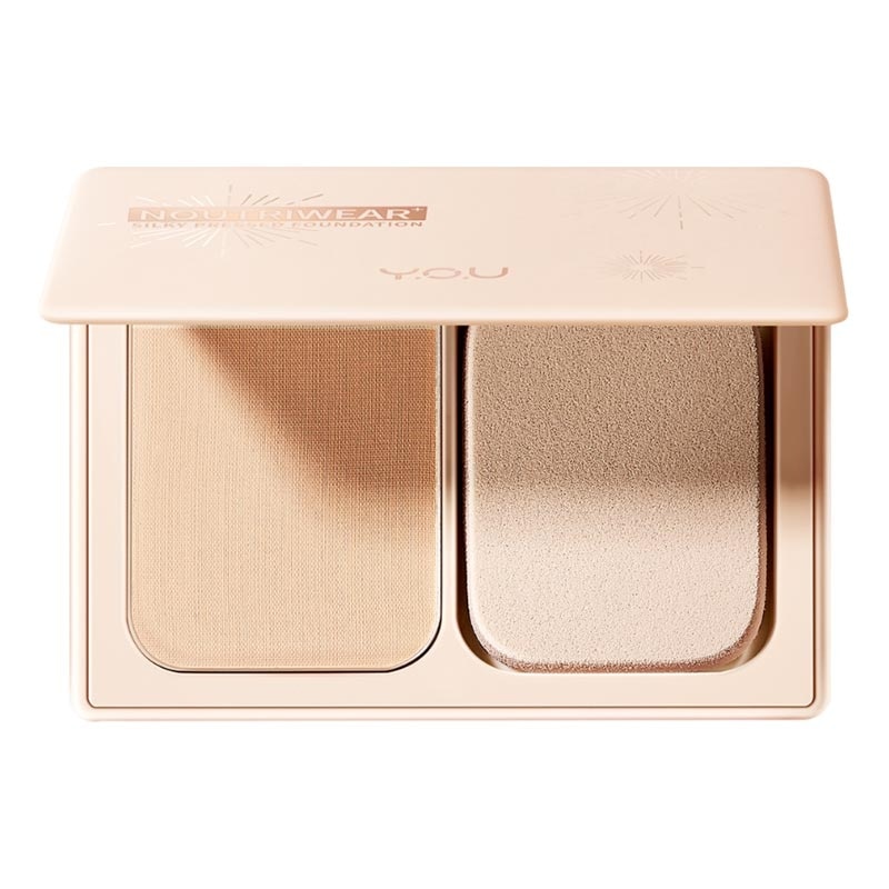 YOU YOU NoutriWear+ Silky Pressed Foundation W707 Buff Beige