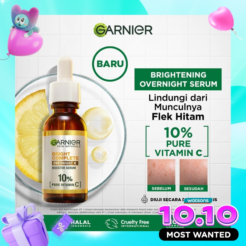 Garnier Bright Complete Vitamin C Overnight Serum 30 ml image