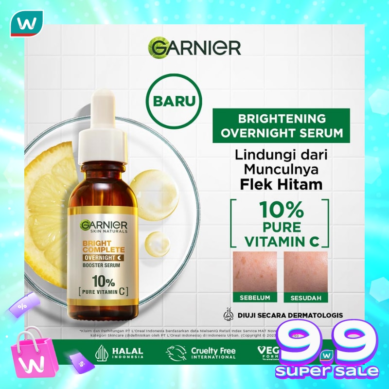 GAR BC OVERNIGHT SERUM 30ML