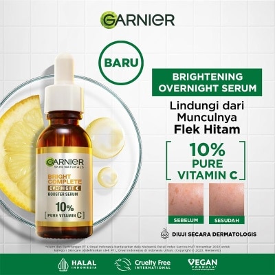 GARNIER Garnier Bright Complete Vitamin C Overnight Serum 30 ml