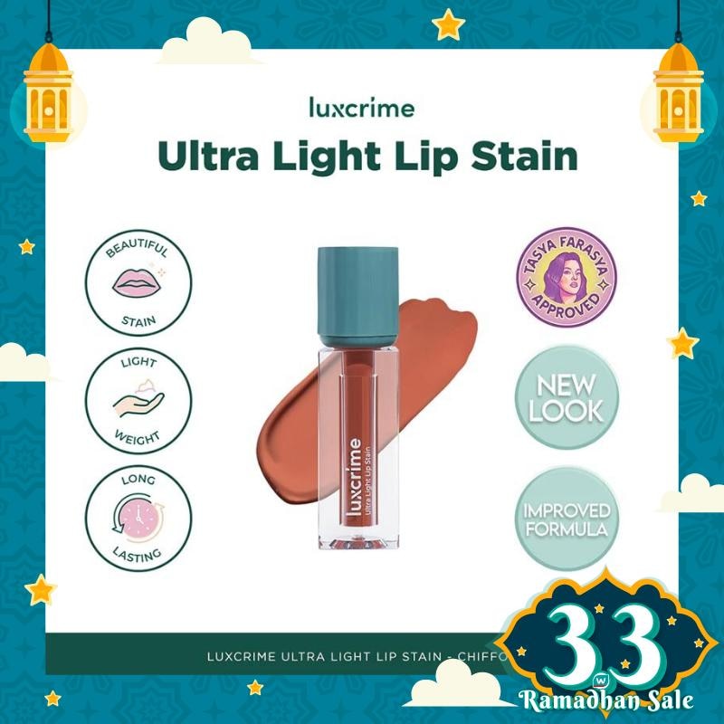 LUXCRIME LUXCRIME ULTRA LIGHT LIP STAIN CHIFFON