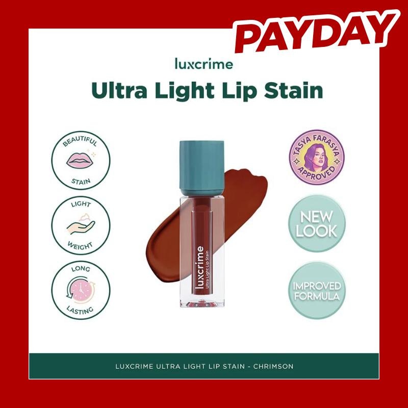 LUXCRIME LUXCRIME ULTRA LIGHT LIP STAIN CRIMSON