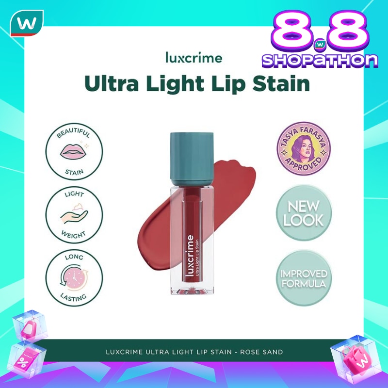 LUXCRIME Luxcrime Ultra Light Lip Stain Rose Sand
