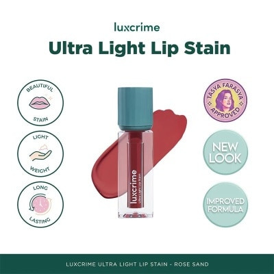 LUXCRIME LUXCRIME ULTRA LIGHT LIP STAIN ROSE SAND