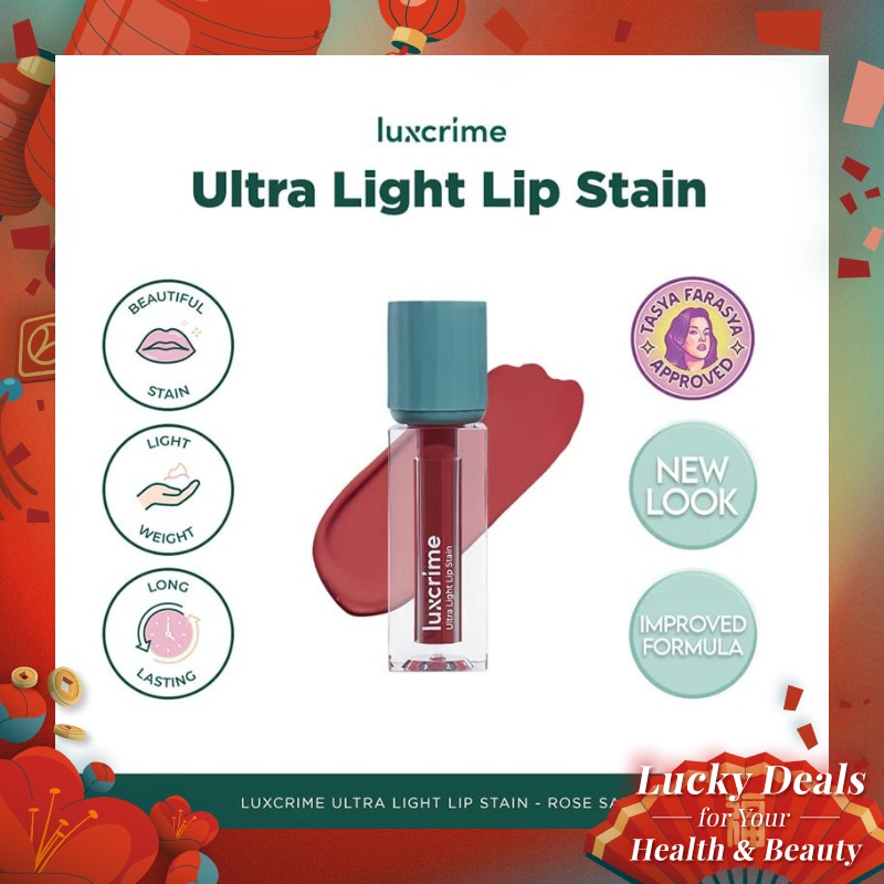 LUXCRIME Luxcrime Ultra Light Lip Stain Rose Sand