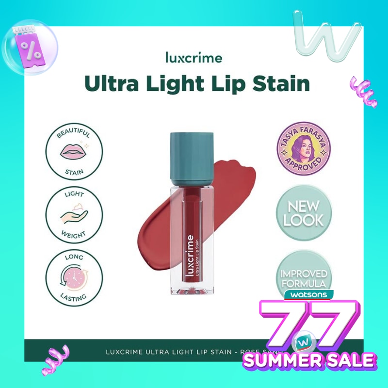 LUXCRIME Luxcrime Ultra Light Lip Stain Rose Sand